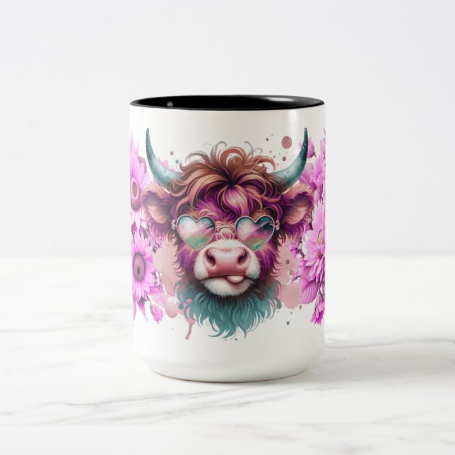 Tasse 2 Couleurs Super Highland Bloom (Centre)
