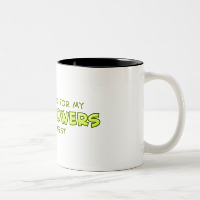 Tasse 2 Couleurs Super pouvoir (Droit)