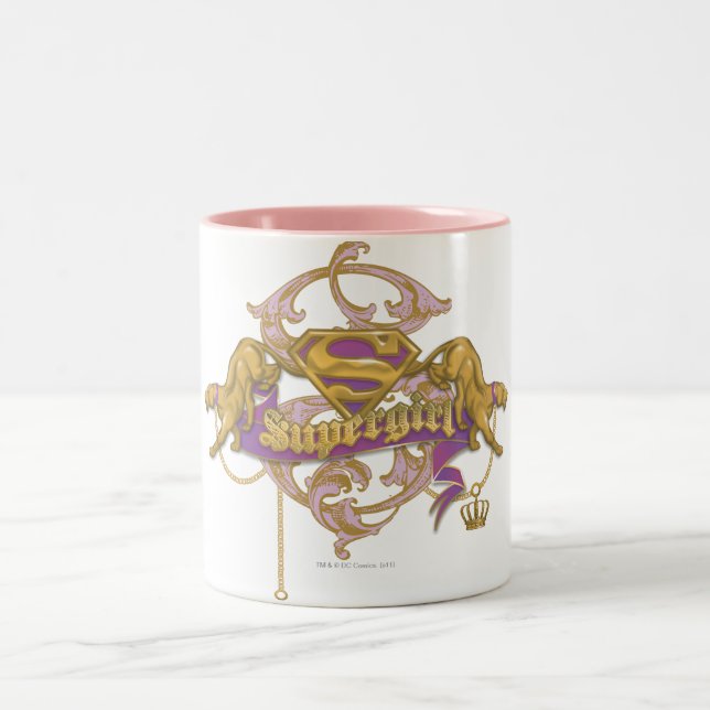 Tasse 2 Couleurs Supergirl Golden Cat 2 (Centre)