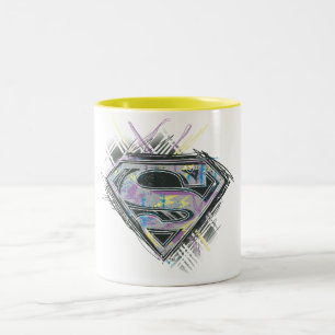 Tasse 2 Couleurs Supergirl griffonne le logo