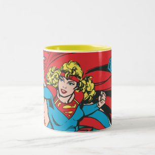 Tasse 2 Couleurs Supergirl Love Conquise