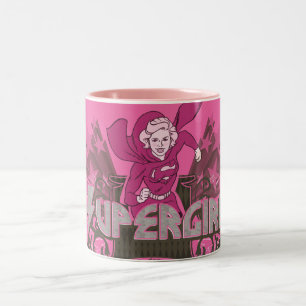Tasse 2 Couleurs Supergirl Power 2