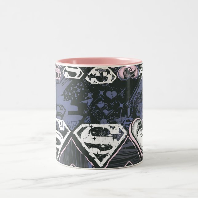 Tasse 2 Couleurs Supergirl Répéter S Motif (Centre)
