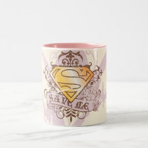 Tasse 2 Couleurs Supergirl Sauvez-moi