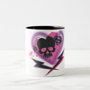 Tasse 2 Couleurs Supergirl Skulls and Lightning