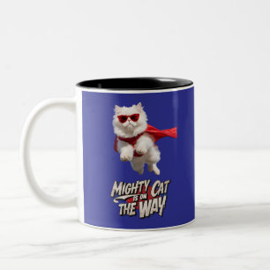 Tasse 2 Couleurs Superhero de chat perse
