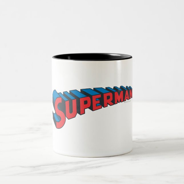 Tasse 2 Couleurs Superman | Classic Logo (Centre)