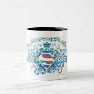 Tasse 2 Couleurs Superman Stylisé  Logo d'armoiries et d'ailes
