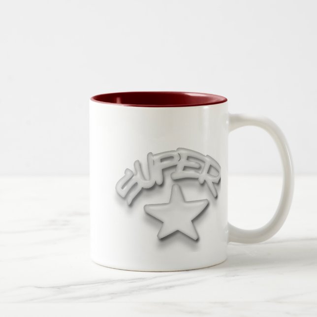 Tasse 2 Couleurs SuperStarMUG (Droit)