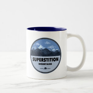 Tasse 2 Couleurs Superstition Montagnes Arizona Camping