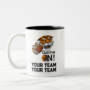 Tasse 2 Couleurs Support de votre équipe de football Tiger Power Je