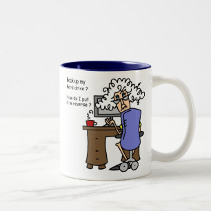 Tasse 2 Couleurs Support d'unité de disque dur humoristique