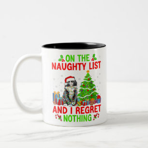 Tasse 2 Couleurs Sur La Liste De Mâmes Naughty Et Je Regrette Rien