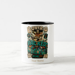 Tasse 2 Couleurs Surchargé Personnalisé Drôle Étudiant