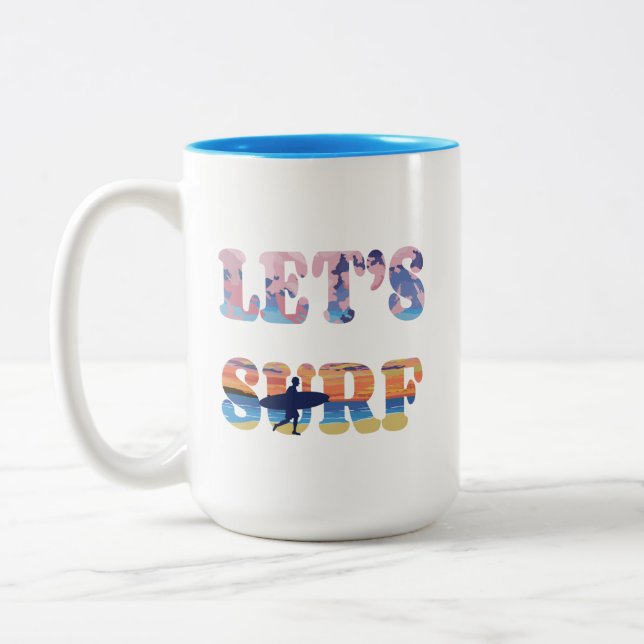 Tasse 2 Couleurs Surf (Gauche)