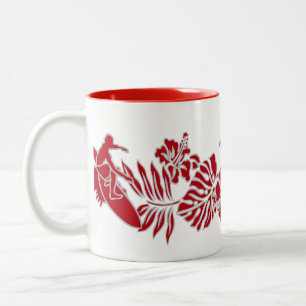 Tasse 2 Couleurs Surf Pareau Hawaiian Hibiscus Band