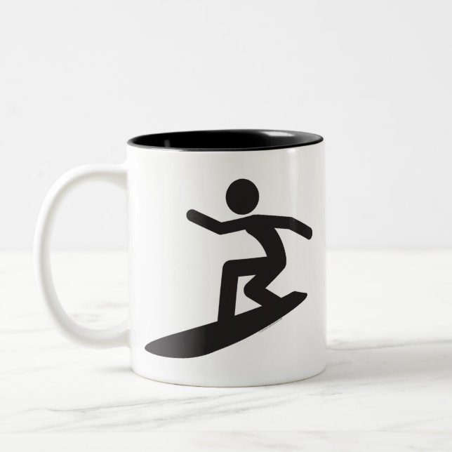 Tasse 2 Couleurs Surfer-T (Gauche)