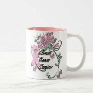 Tasse 2 Couleurs Survivant de cancer du sein de KRW