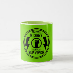 Tasse 2 Couleurs Survivant de la transplantation rénale