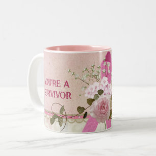 Tasse 2 Couleurs Survivant du cancer du sein