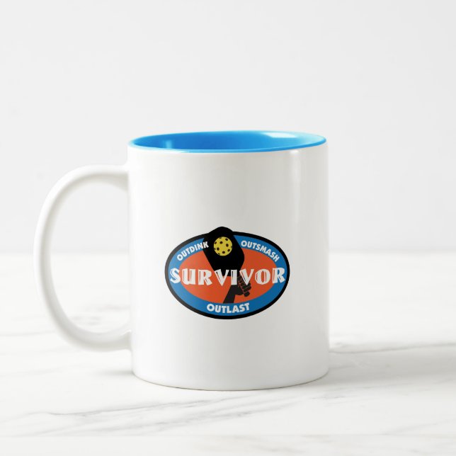 Tasse 2 Couleurs Survivor Pickleball (Gauche)