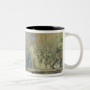Tasse 2 Couleurs Suvorov croisant le pont du diable en 1799, 1880