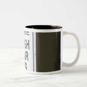 Tasse 2 Couleurs Svp laisse votre signe de chien