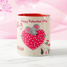 Sweet Mouse Joyeux Valentines Coupe du Jour Person