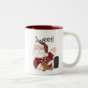 Tasse 2 Couleurs Sweet Père Noël Tshirts et cadeaux de vacances
