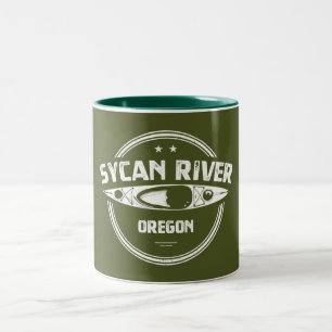 Tasse 2 Couleurs Sycan River Oregon Kayak