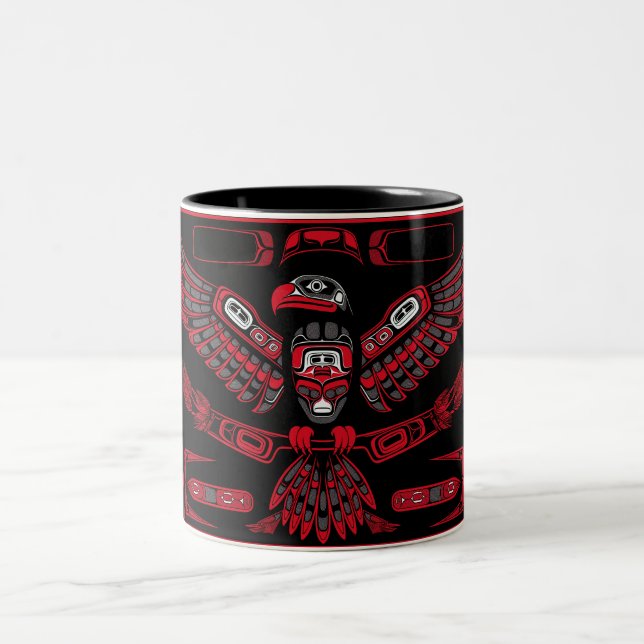 Tasse 2 Couleurs Symbole amérindien Thunderbird (Centre)