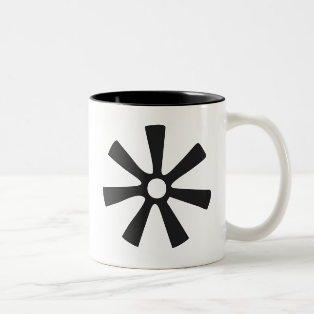 Tasse 2 Couleurs Symbole d'ANANSE NTONTAN | de la sagesse, (Droit)