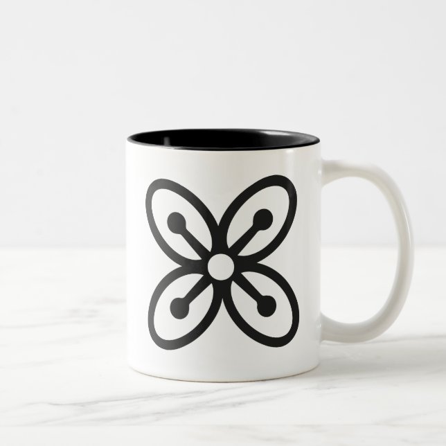 Tasse 2 Couleurs Symbole de BESE SAKA | de richesse, puissance, (Droit)