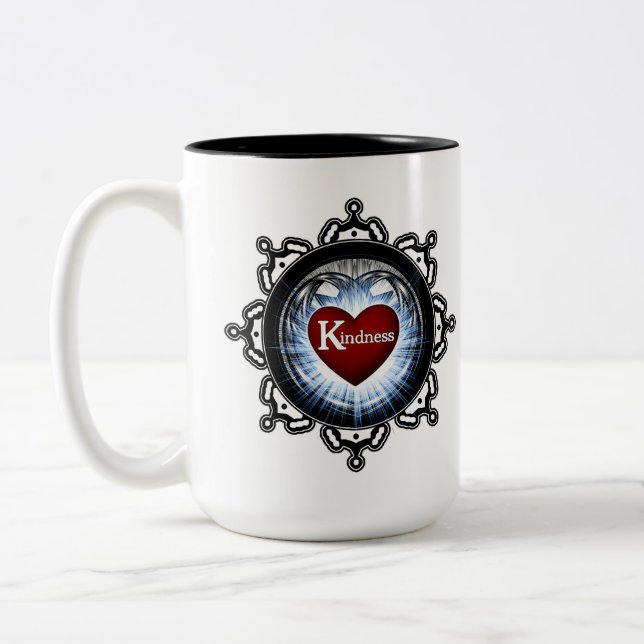Tasse 2 Couleurs Symbole de gentillesse (Gauche)