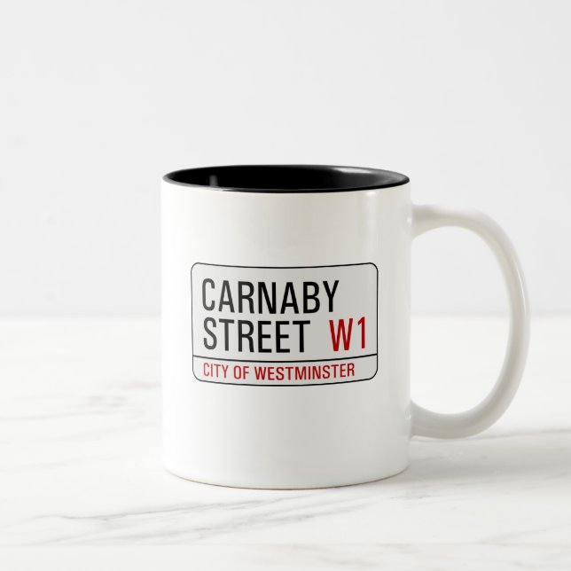 Tasse 2 Couleurs Symbole de la rue Carnaby (Droit)