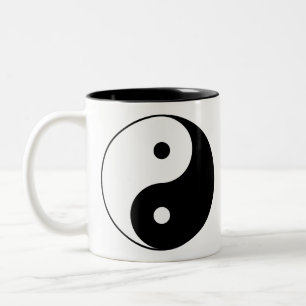 Tasse 2 Couleurs Symbole de YIN ET de YANG