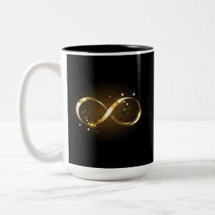 Tasse 2 Couleurs Symbole d'infini doré
