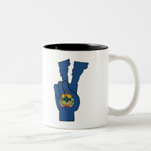 Tasse 2 Couleurs SYMBOLE Drapeau du Vermont