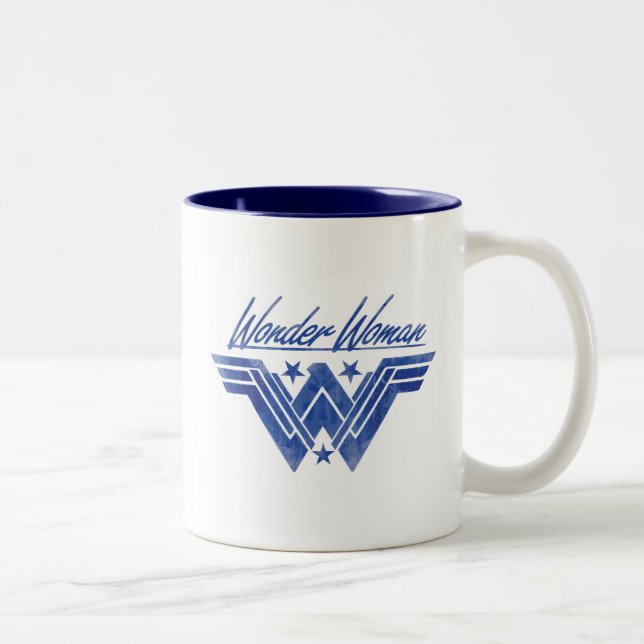 Tasse 2 Couleurs Symbole Stars Stars Stars de Wonder Wonder Woman (Droit)
