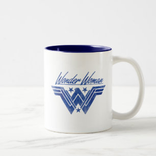 Tasse 2 Couleurs Symbole Wonder Woman Stars