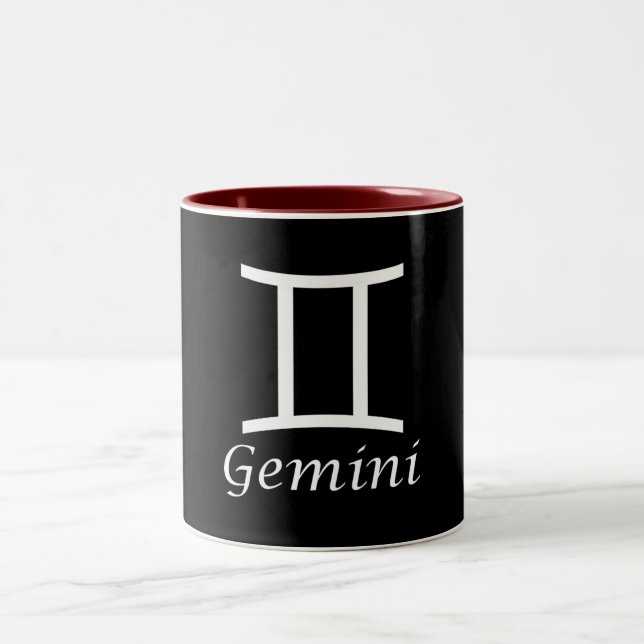 Tasse 2 Couleurs SYMBOLE Zodiaque "Gemini" (Centre)