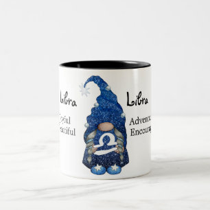 Tasse 2 Couleurs SYMBOLE Zodiaque Gnome de Cute Libra
