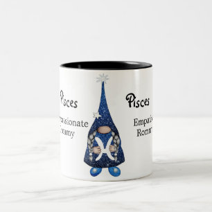 Tasse 2 Couleurs SYMBOLE Zodiaque Gnome Pisces Cute