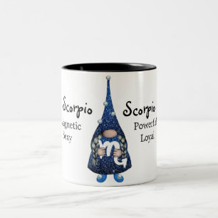Tasse 2 Couleurs SYMBOLE Zodiaque Gnome Scorpio