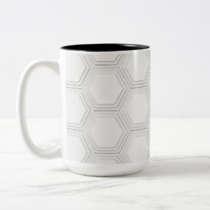 Tasse 2 Couleurs Symétrie fluide : exploration des concepts abstrai