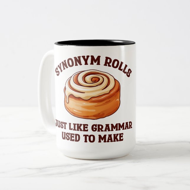 Tasse 2 Couleurs Synonym Rolls - Tout Comme La Grammaire Utilisée P (Devant gauche)