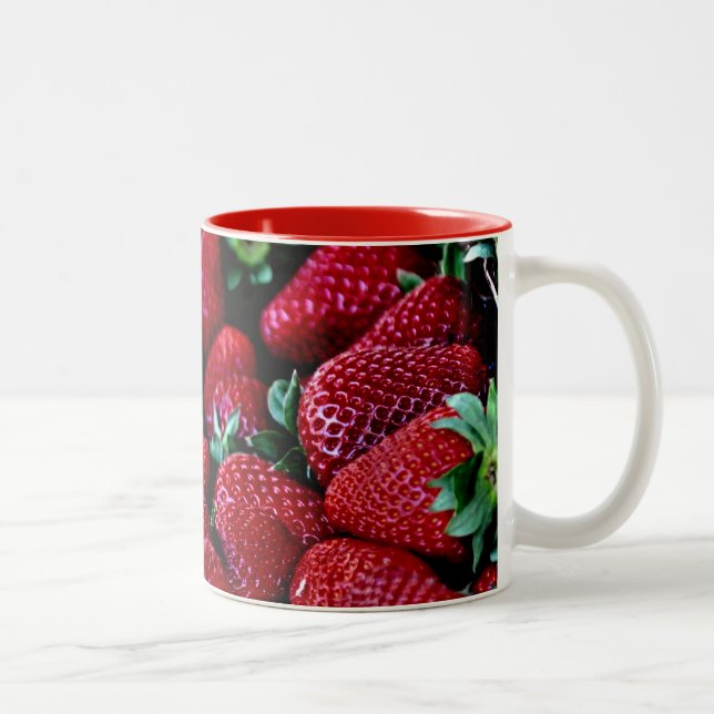 TASSE 2 COULEURS SYS STRAWBERRIES PHOTOGRAPHIE ARRIÈRE - PLANS WALL (Droit)