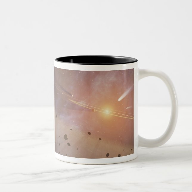Tasse 2 Couleurs Système planétaire Epsilon Eridani (Droit)