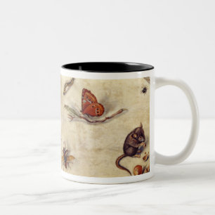 Tasse 2 Couleurs T31567 une étude de divers insectes, fruit et