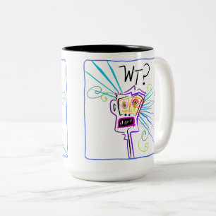 Tasse 2 Couleurs T.N.-O. ? QUEL ? ? EMOJI Meemogie